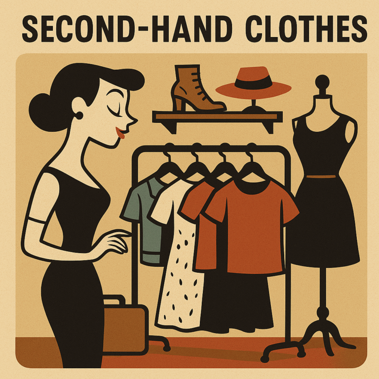 Second hand shopping opens doors to one of a kind items.