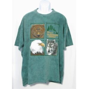 Wilderness Lodge T Shirt Green.
