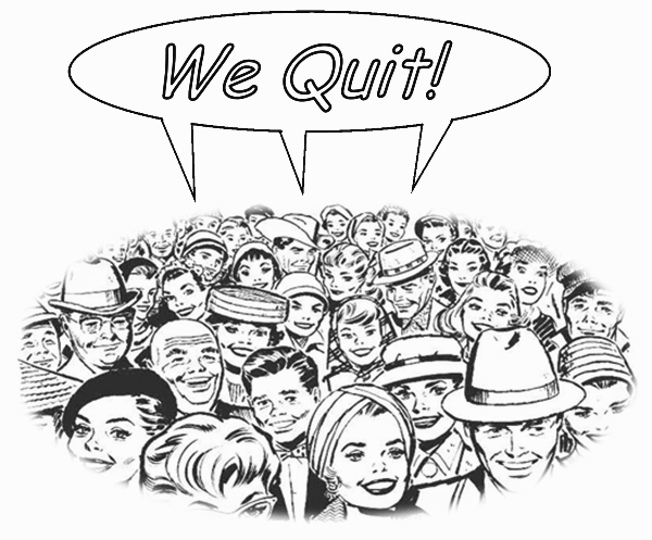 People quit jobs to sell online.