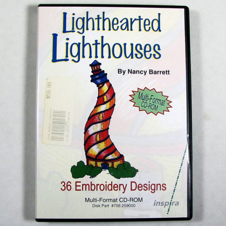 Nancy Barrett 36 Embroidery Designs CD-ROM